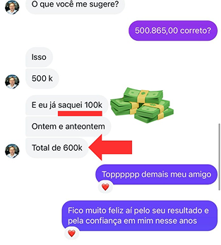 Depoimento - R$600K de lucro